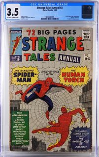 Marvel Comics Strange Tales Annual #2 CGC 3.5