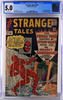 Marvel Comics Strange Tales #115 CGC 5.0