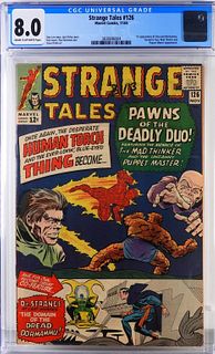 Marvel Comics Strange Tales #126 CGC 8.0