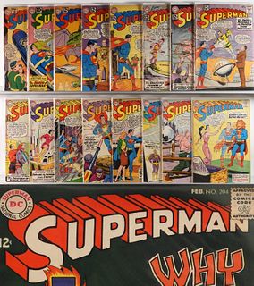 57PC DC Comics Superman #146-#217 & Annuals