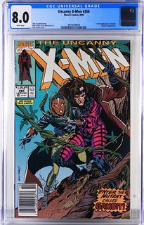 Marvel Comics Uncanny X-Men #266 CGC 8.0 Newsstand