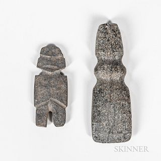 Two Pre-Columbian Stone Items
