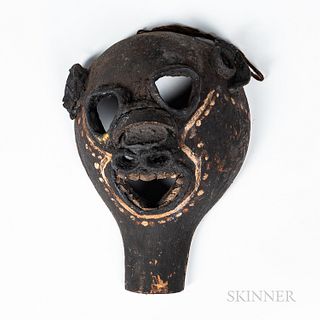New Guinea Painted Gourd Mask