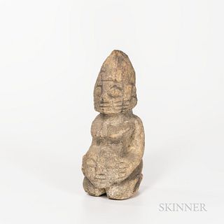 Yoruba Stone Figure