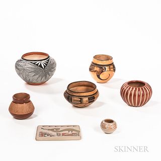 Seven Southwest Pottery Items