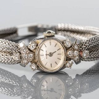 Ladies Gubelin 18kt White Gold Wrist Watch