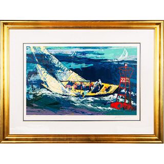 LeRoy Neiman 1970 America's Cup, Serigraph Signed
