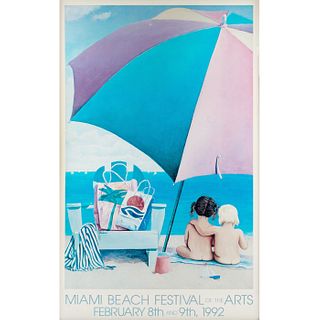 Framed Miami Beach Festival Of The Arts Poster 1992