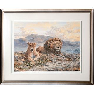 James Keirstead Lions Lookout, Signed Print 2/50