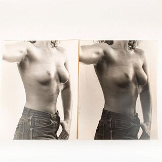 Gelatin Silver Print, Nude in Jeans, 5 Prints