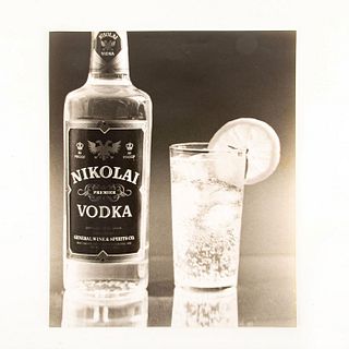 Gelatin Silver Print, Studio Ad, Nikolai Vodka