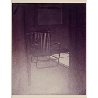 Gelatin Silver Print, The Empty Chair, Toned Print