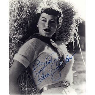 Ava Gardner Photograph, Signed