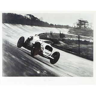 Framed Hulton Getty Giclee Print, The Racer