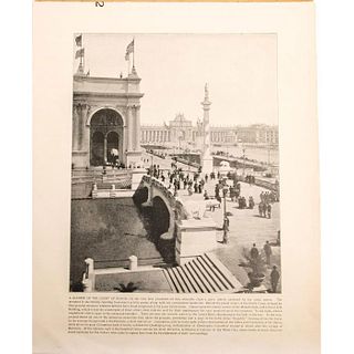 1893-94 Chicago Portfolio Of Photographs Of The World's Fair