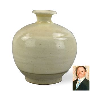 Chinese Cizhou Ware White Glazed Jar, Song D.