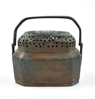 Chinese Bronze Hand Warmer ,Qing Dynasty