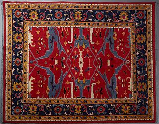 Laristan Sultanabad Carpet, 7' 9 x 9' 10.