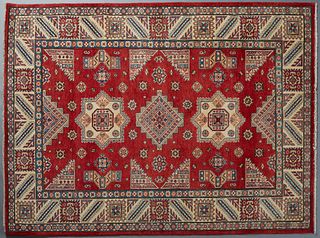 Uzbek Shirvan Carpet, 5' 4 x 7' 2.