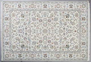 Persian Nain Carpet, 6' x 9' 1.