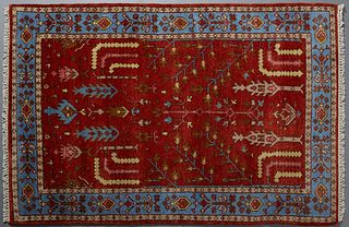 Agra Sultanabad Carpet, 4' 2 x 6' 2.
