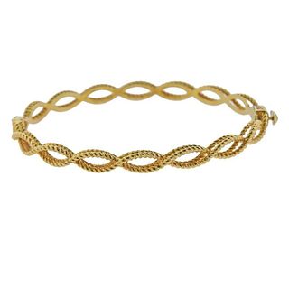 Roberto Coin Barocco Gold Braided Bangle Bracelet