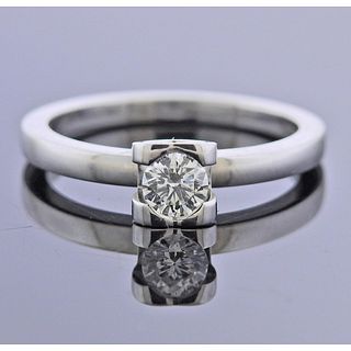 Chopard GIA 0.31ct Diamond Platinum Engagement Ring