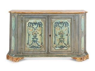A Venetian Painted Cabinet