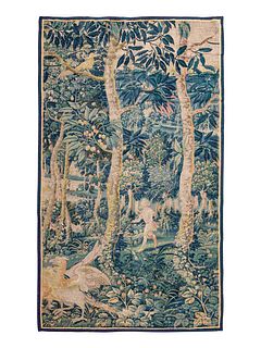 A Belgian Wool Verdure Tapestry