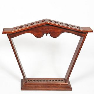 Wooden Fan Cane Stand