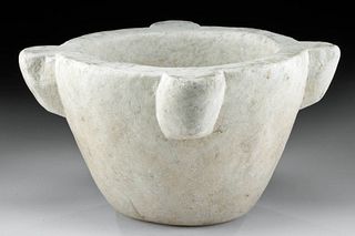 14th C. French Medieval Marble Mortar