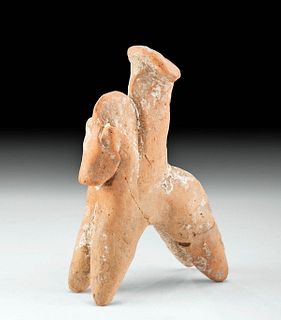 Near Eastern Amlash Pottery Horse Figure with Rider