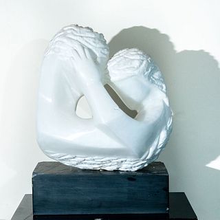 Barbara Liss Concrete Sculpture, Couple