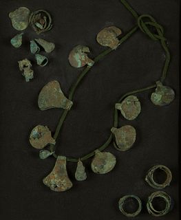 Pre-Columbian Copper Necklace Fragments