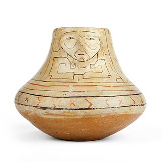 Antique Shipibo Peruvian Effigy Vase Oella