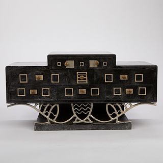 Art Deco Lacquerware Jewelry Chest