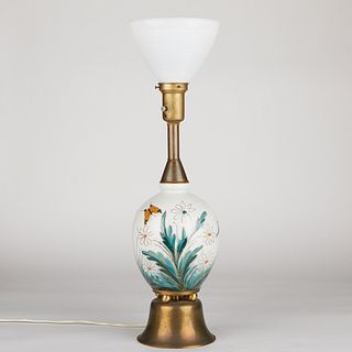 Camille Tharaud Porcelain Floral Lamp