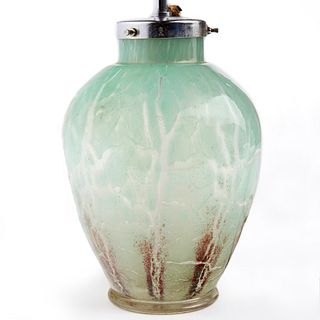WMF Ikora Germany Deco Art Glass Lamp