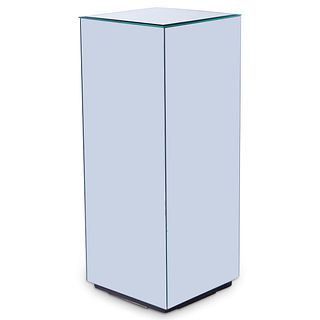 Mirrored Pedestal or Display Stand
