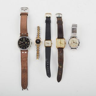 Grp: 5 Wristwatches - Gruen Mondaine
