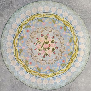Claire Murray Floral Round Hooked Rug
