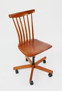 Stephen Swift Cherry Windsor Style Desk Chair