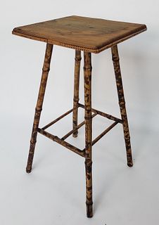 Vintage Bamboo Splay Leg Side Table