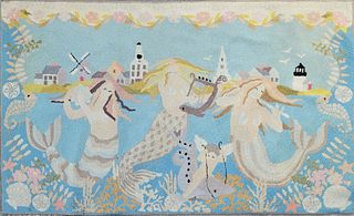 Claire Murray Sirens of the Sea Hand Hooked Rug