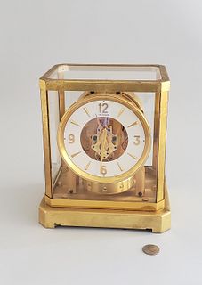 Vintage Jaeger-LeCoultre Atmos Perpetual Mantel Clock, serial No: 39651