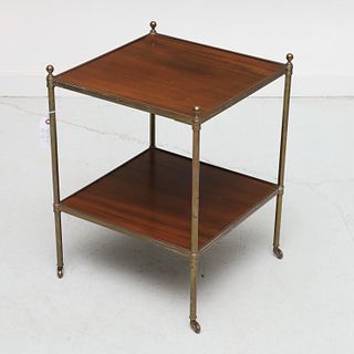 Mallett style two-tier occasional table