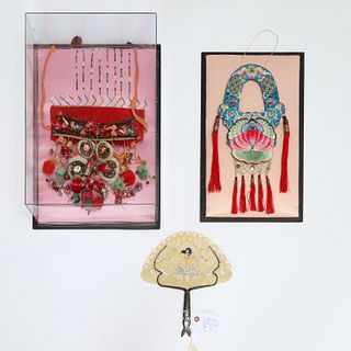 Chinese wedding ornaments, etc., ex-museum