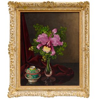 Johannes van Gent, floral still life painting