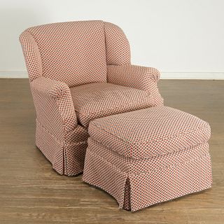 Parish-Hadley, custom easy chair & ottoman