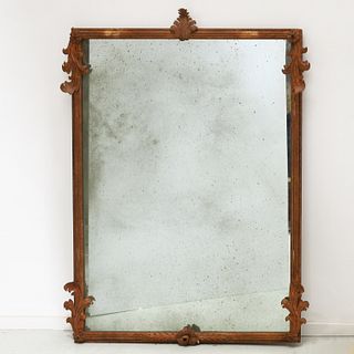 Large Venetian style iron mirror